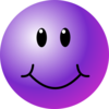 Purple Smiley Face Clip Art