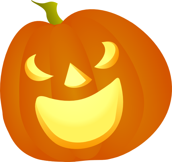Download Halloween Pumpkin Smile Clip Art at Clker.com - vector ...