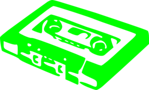 Cassette Green Clip Art