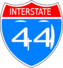 Interstate 44 Sign Clip Art