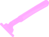 Pink Razor Clip Art