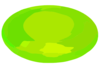 Green Frisbee Clip Art
