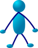 Standing Stick Man Clip Art