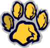 Wheeler Wildcat Paw Clip Art