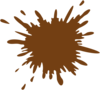 Brown Splash Clip Art