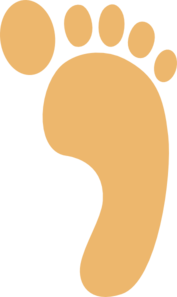 Footprint Sand Clip Art at Clker.com - vector clip art online, royalty