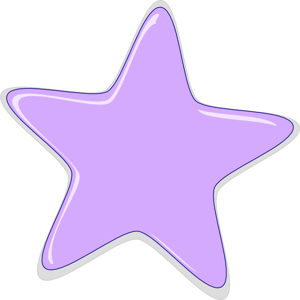 Lilac Star Clip Art at Clker.com - vector clip art online, royalty free ...