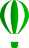 Green Air Balloon Clip Art