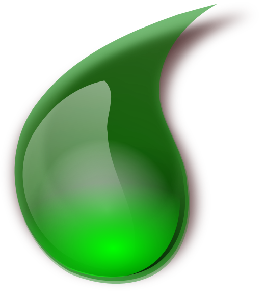 Green Drop Clip Art at Clker.com - vector clip art online, royalty free ...