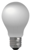 Matte Light Bulb Unlit Clip Art