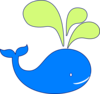 Green And Navy Whale Clip Art at Clker.com - vector clip art online ...