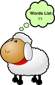 Sheep Question Bubble Clip Art
