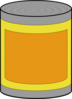 Food Can, Unlabeled Clip Art