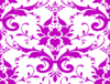Purple Damask Clip Art