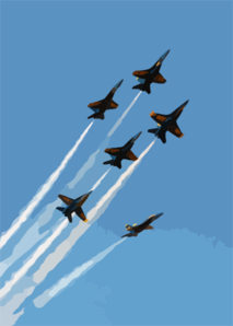The U.s. Navy S Flight Demonstration Team, The Blue Angels Put On A Spectacular Show During The Annual Naval Air Station Lemoore Air Show. 3 Clip Art