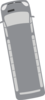 Gray Bus - 100 Clip Art