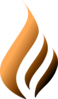 Maron  Flame Logo Re Edit Clip Art