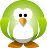 Green Penguin Clip Art