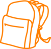Bag Pac Orange Clip Art
