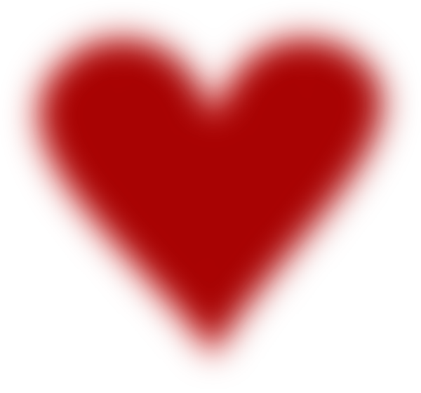 Dark Red Blurred Heart 2 Clip Art at Clker.com - vector clip art online