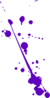 Purple Paint Splatter Clip Art