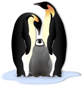 Penguin Family Clip Art