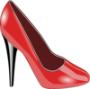 Red Shiny Shoes Clip Art