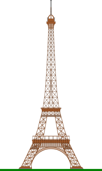 Eiffel Tower Paris Clip Art at Clker.com - vector clip art online