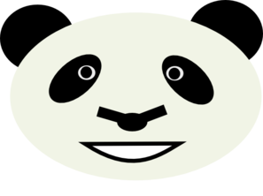Happy Panda Bear Clip Art