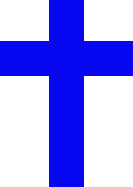 Dark Blue Cross Clip Art at Clker.com - vector clip art online, royalty
