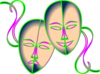 Theatre Masks Clip Art