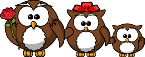Owl Family Clip Art