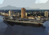 Uss George Washington (cvn 73) Passes Downtown Portsmouth, Va Clip Art