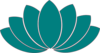 Turquoise Lotus Clipart Clip Art