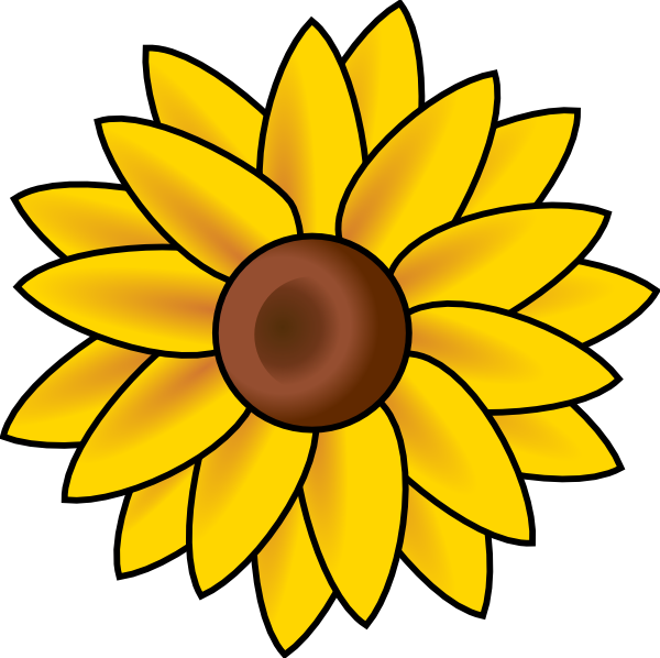 Sun Flower Clip Art at Clker.com - vector clip art online, royalty free