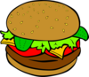 Hamburger Clip Art at Clker.com - vector clip art online, royalty free
