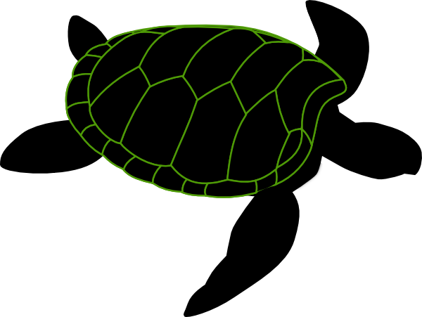 Large Turtle Stencil Clip Art at Clker.com - vector clip art online