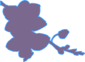 Blue Purple Orchid Clip Art