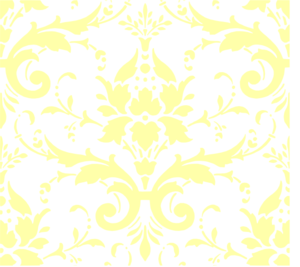 Light Yellow Damask Clip Art