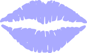 Purple Lips Clip Art