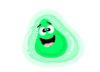 Happy Amoeba Character Clip Art