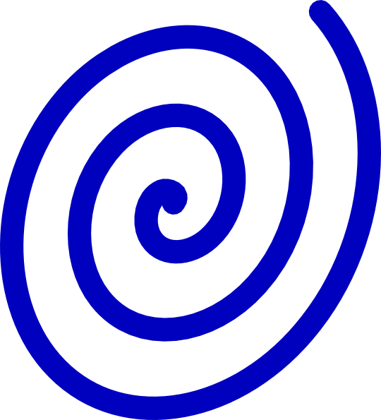 Blue Spiral Clip Art at Clker.com - vector clip art online, royalty