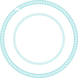 Aqua Circle Clip Art