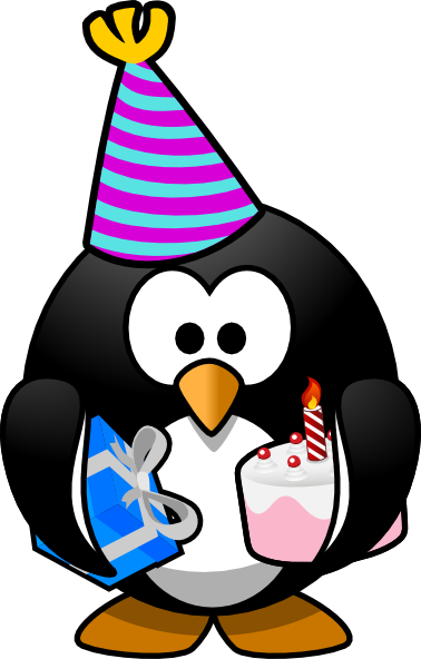 Celebration Penguin Clip Art at Clker.com - vector clip art online