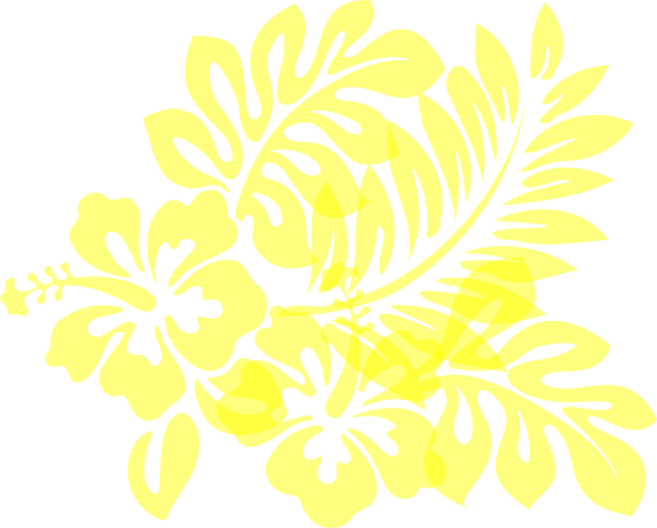 Hibiscus Light Yellow Clip Art at Clker.com - vector clip art online