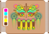 Mayan Lady Clip Art