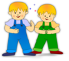 Playing Kids Clip Art