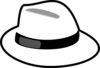 White Hat Clip Art