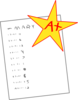 Perfect Score Clip Art