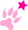 License Paw Plate For Girls Clip Art